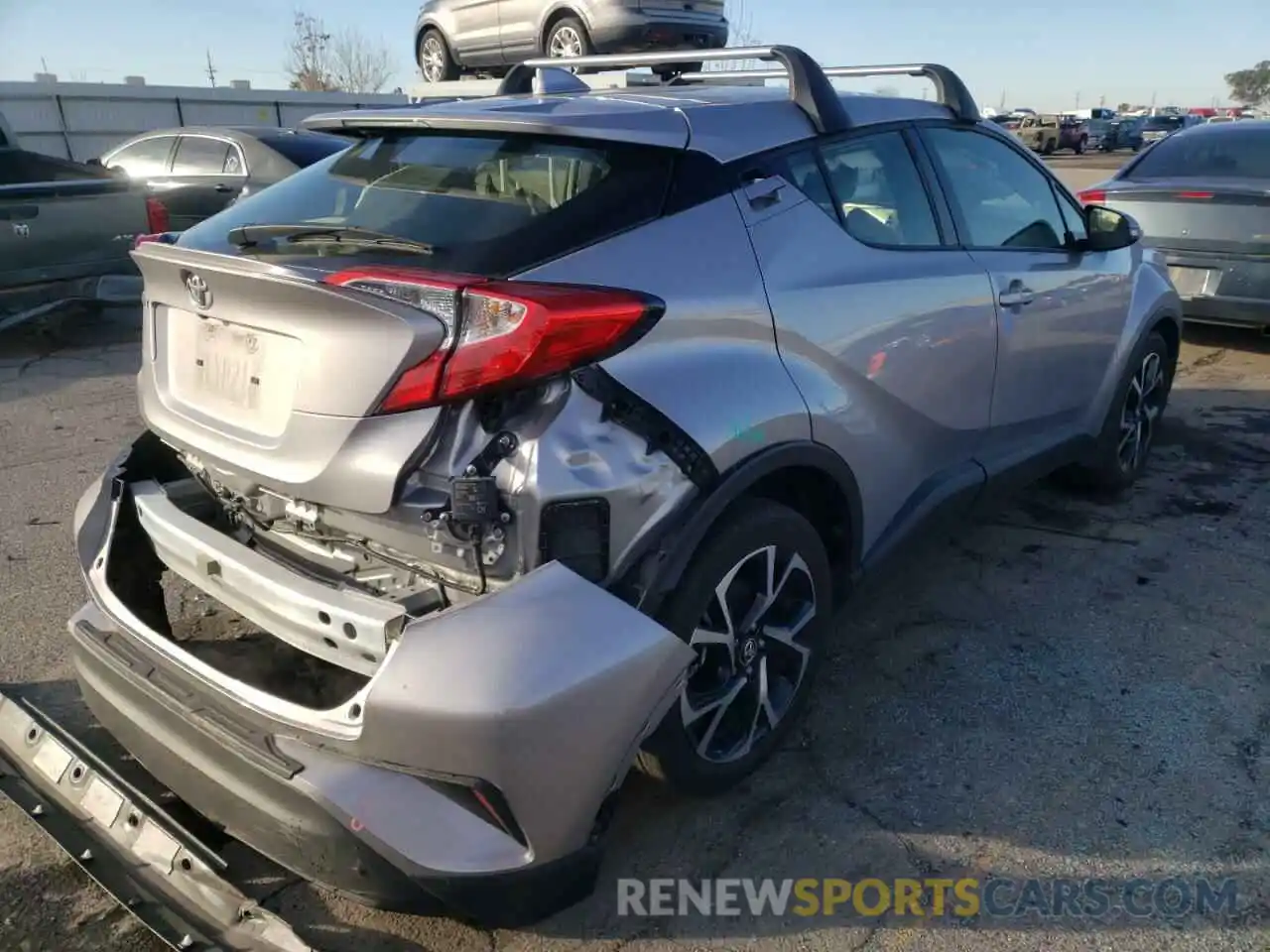 4 Photograph of a damaged car JTNKHMBX8K1056537 TOYOTA C-HR 2019