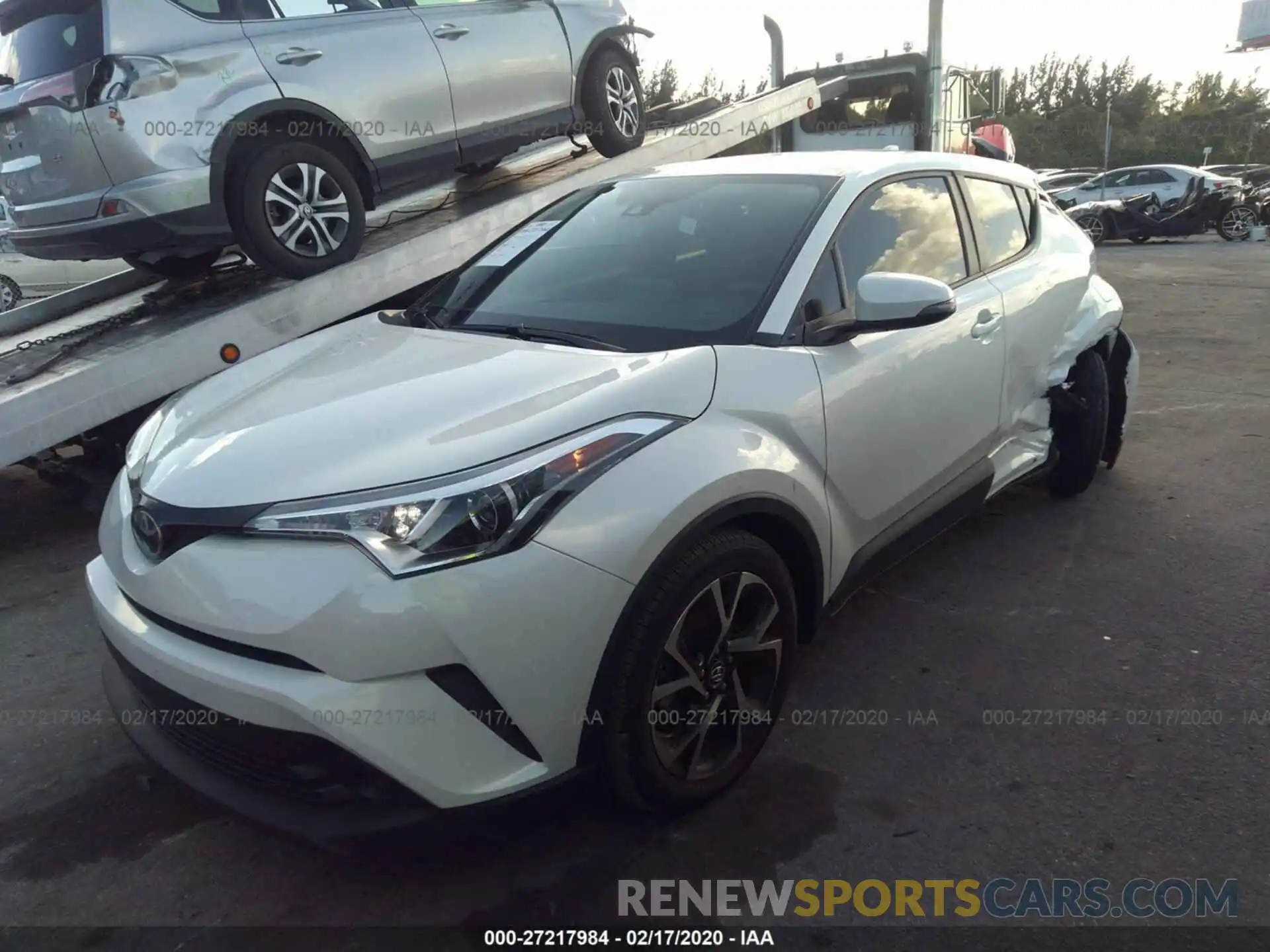 2 Photograph of a damaged car JTNKHMBX8K1057199 TOYOTA C-HR 2019