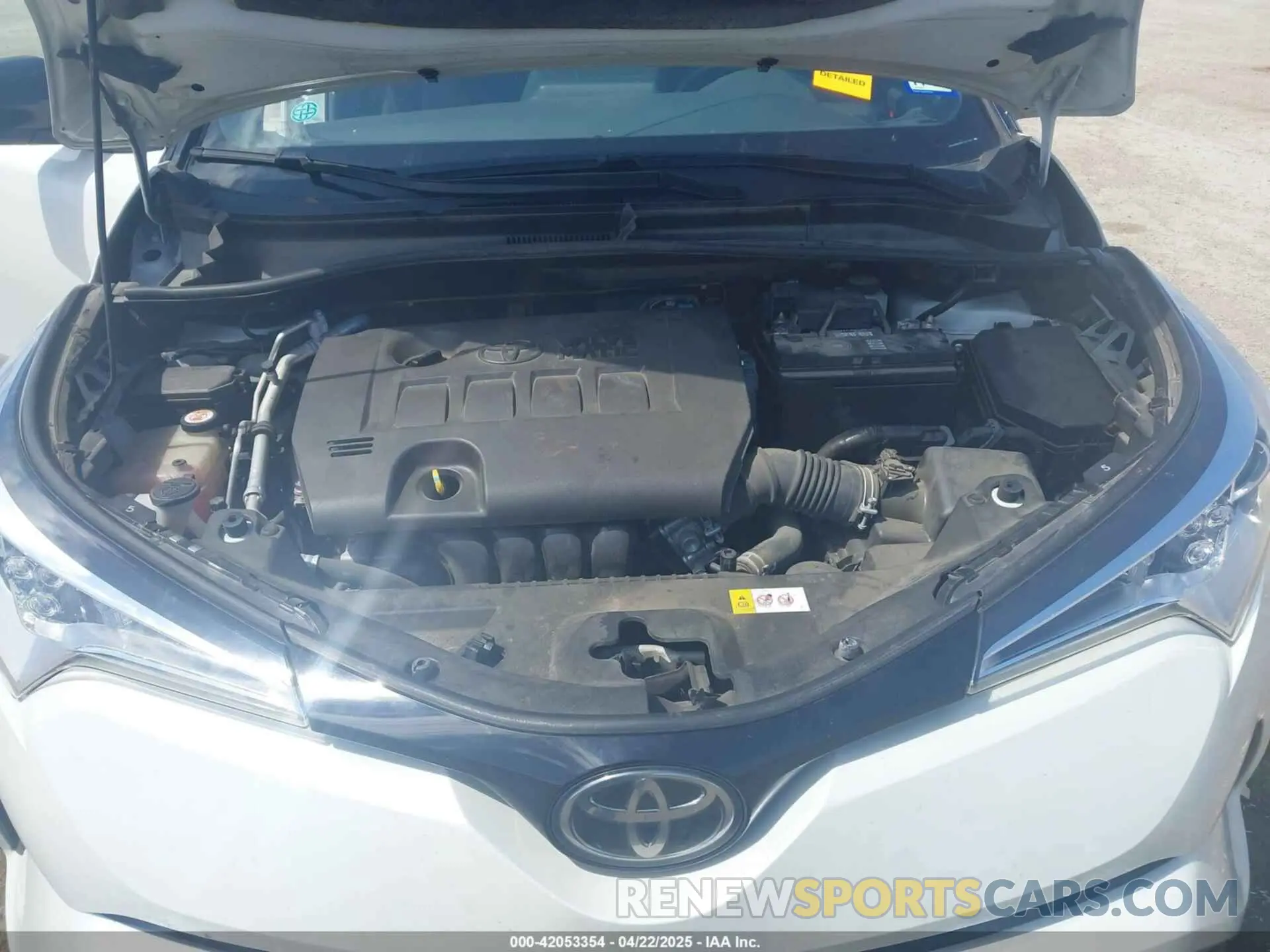 10 Photograph of a damaged car JTNKHMBX8K1061351 TOYOTA C-HR 2019