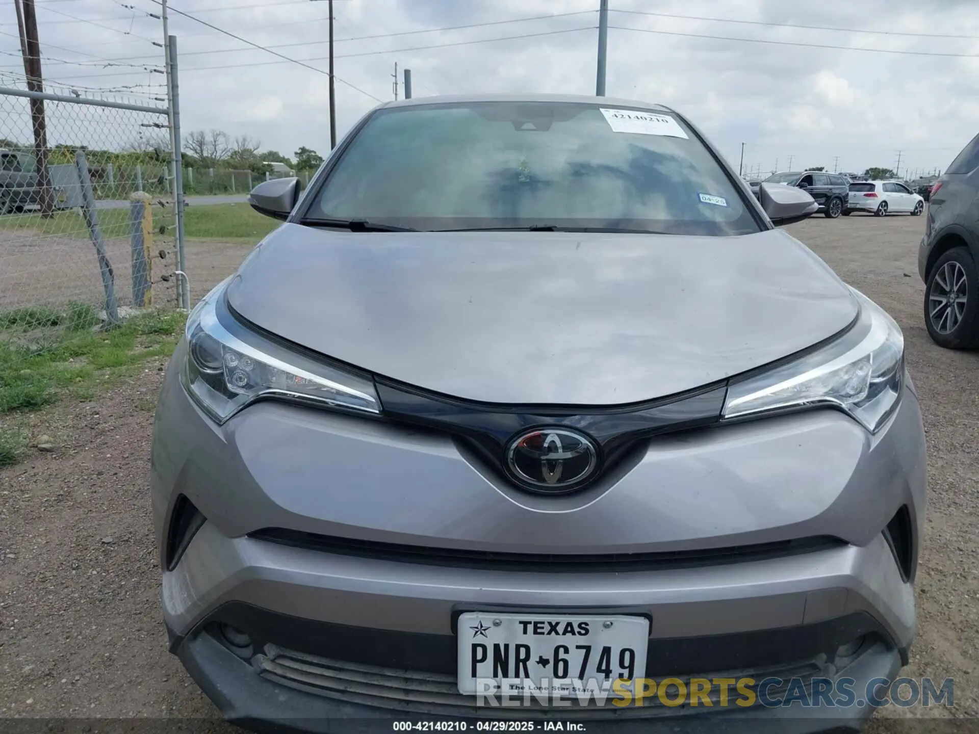 6 Photograph of a damaged car JTNKHMBX9K1014121 TOYOTA C-HR 2019