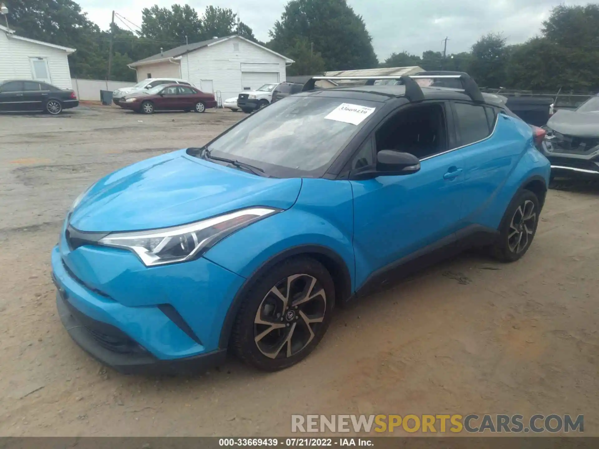 2 Photograph of a damaged car JTNKHMBX9K1015141 TOYOTA C-HR 2019