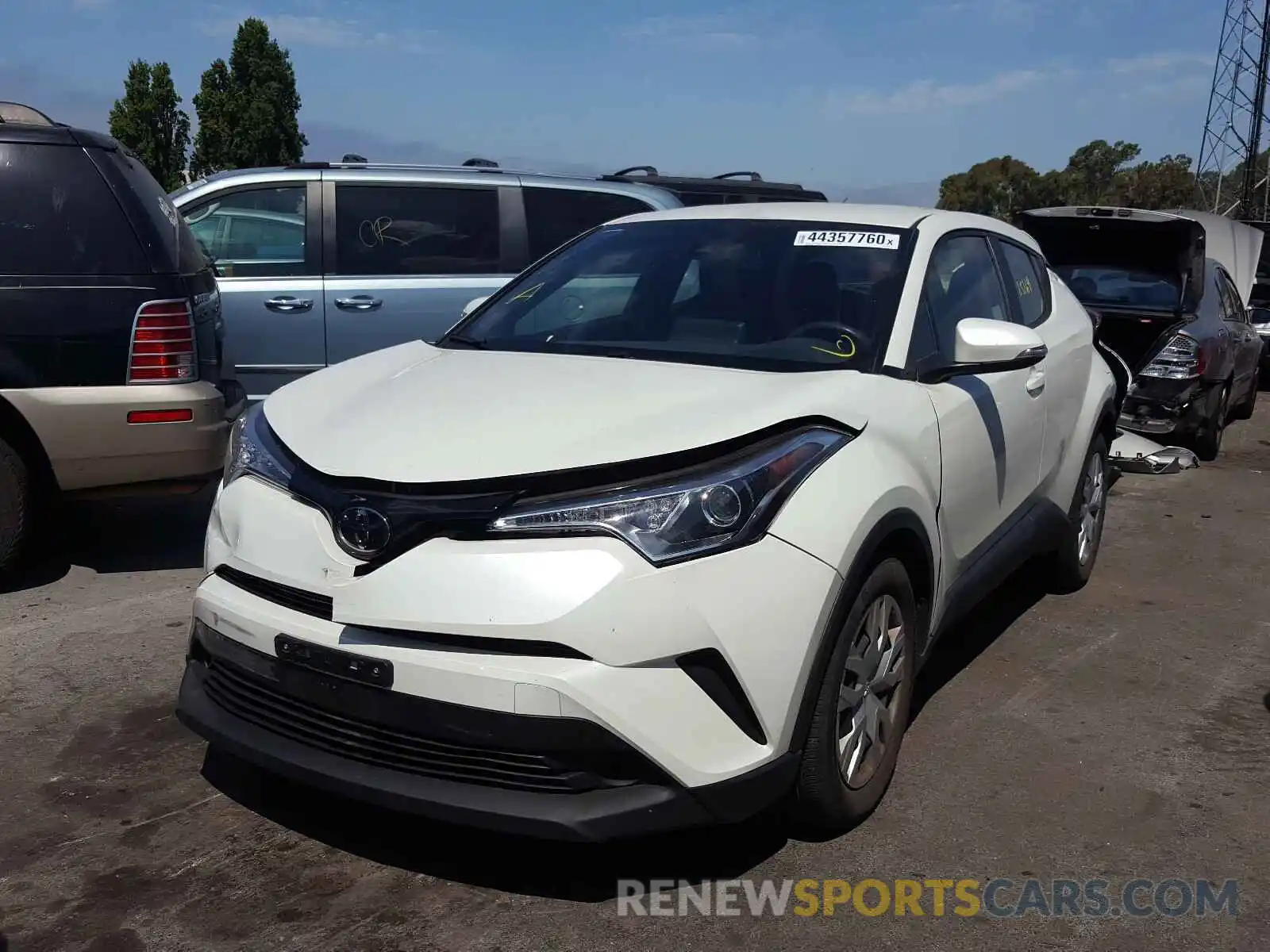 2 Photograph of a damaged car JTNKHMBX9K1015656 TOYOTA C-HR 2019