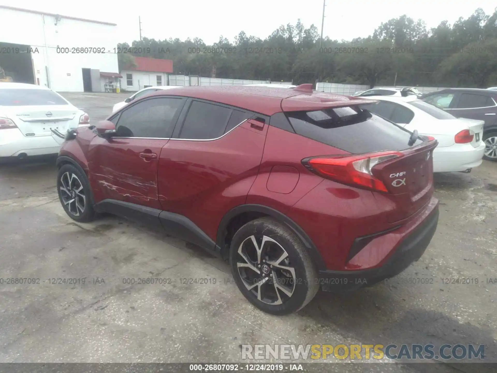 3 Photograph of a damaged car JTNKHMBX9K1015771 TOYOTA C-HR 2019