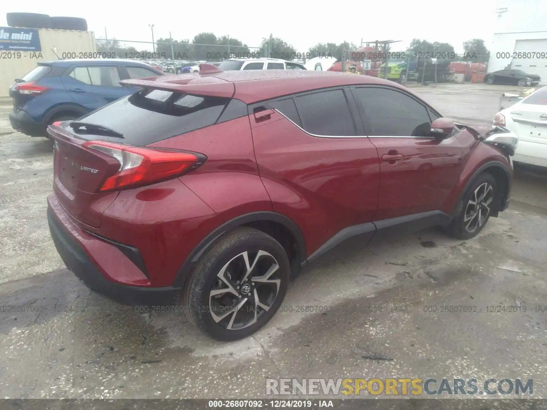 4 Photograph of a damaged car JTNKHMBX9K1015771 TOYOTA C-HR 2019