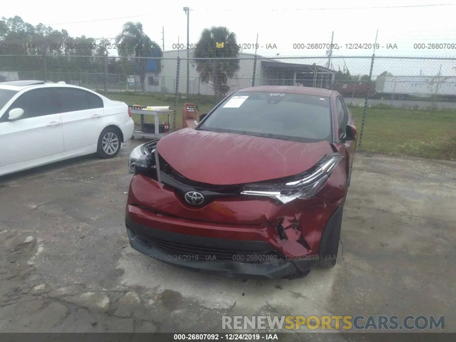 6 Photograph of a damaged car JTNKHMBX9K1015771 TOYOTA C-HR 2019