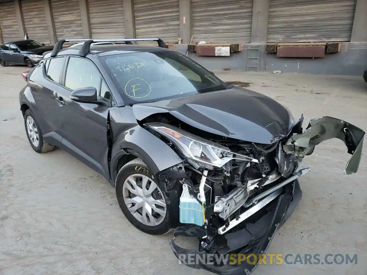 1 Photograph of a damaged car JTNKHMBX9K1016418 TOYOTA C-HR 2019