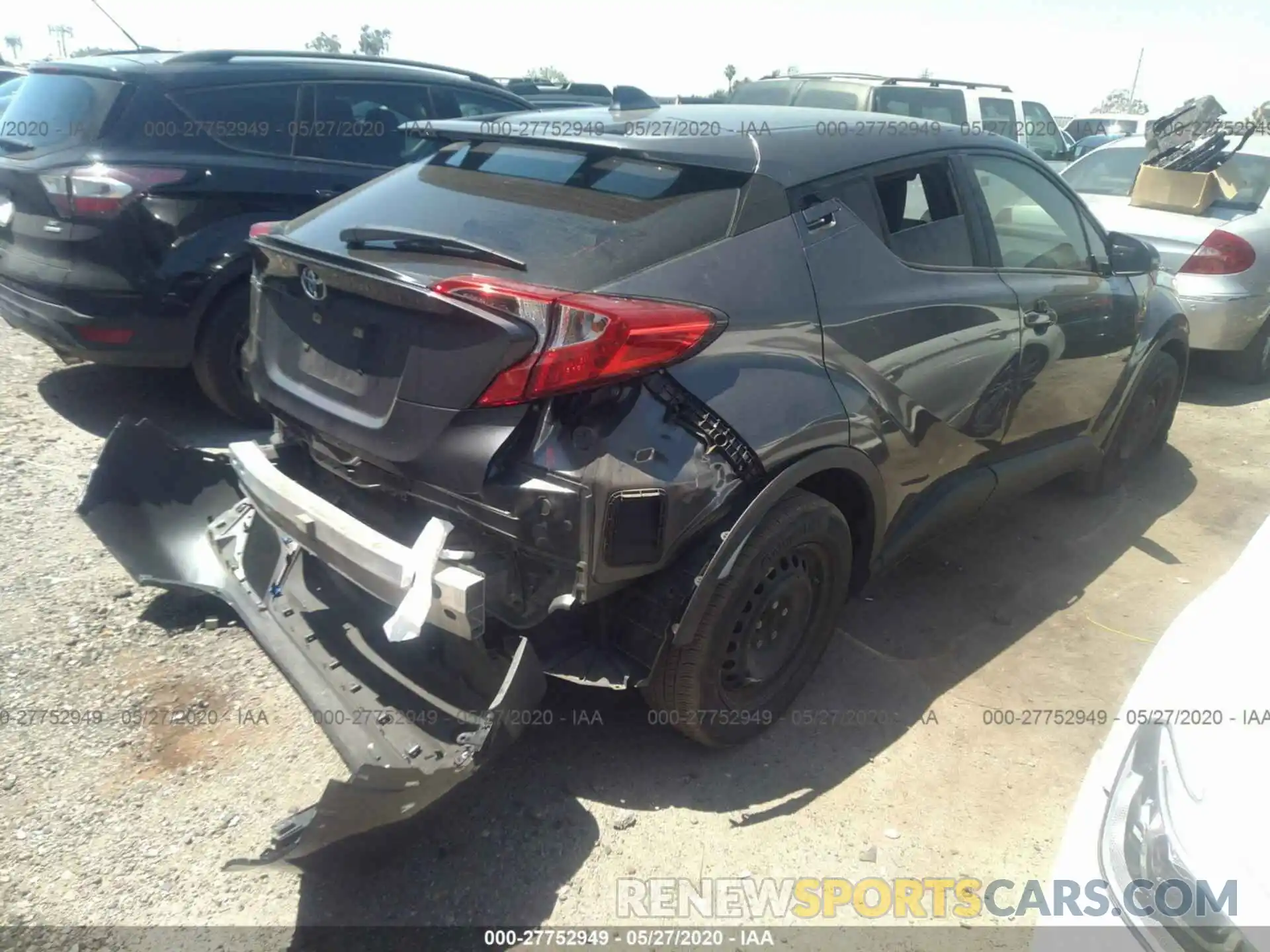 4 Photograph of a damaged car JTNKHMBX9K1025247 TOYOTA C-HR 2019