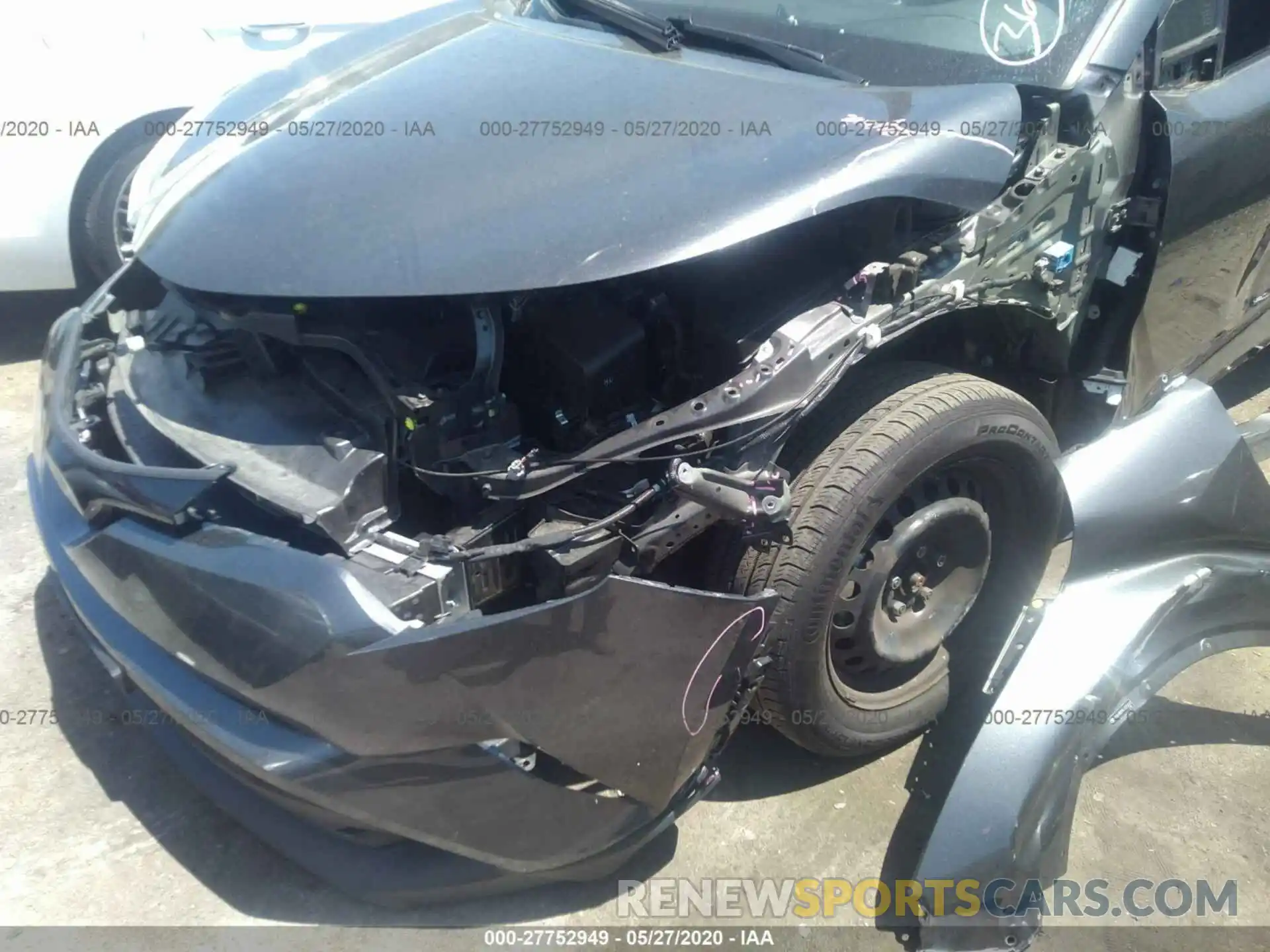 6 Photograph of a damaged car JTNKHMBX9K1025247 TOYOTA C-HR 2019