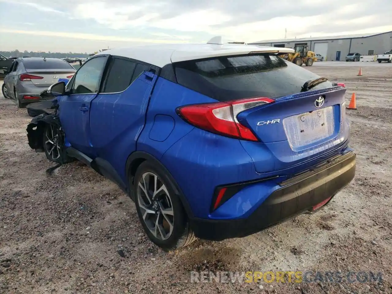 3 Photograph of a damaged car JTNKHMBX9K1027614 TOYOTA C-HR 2019