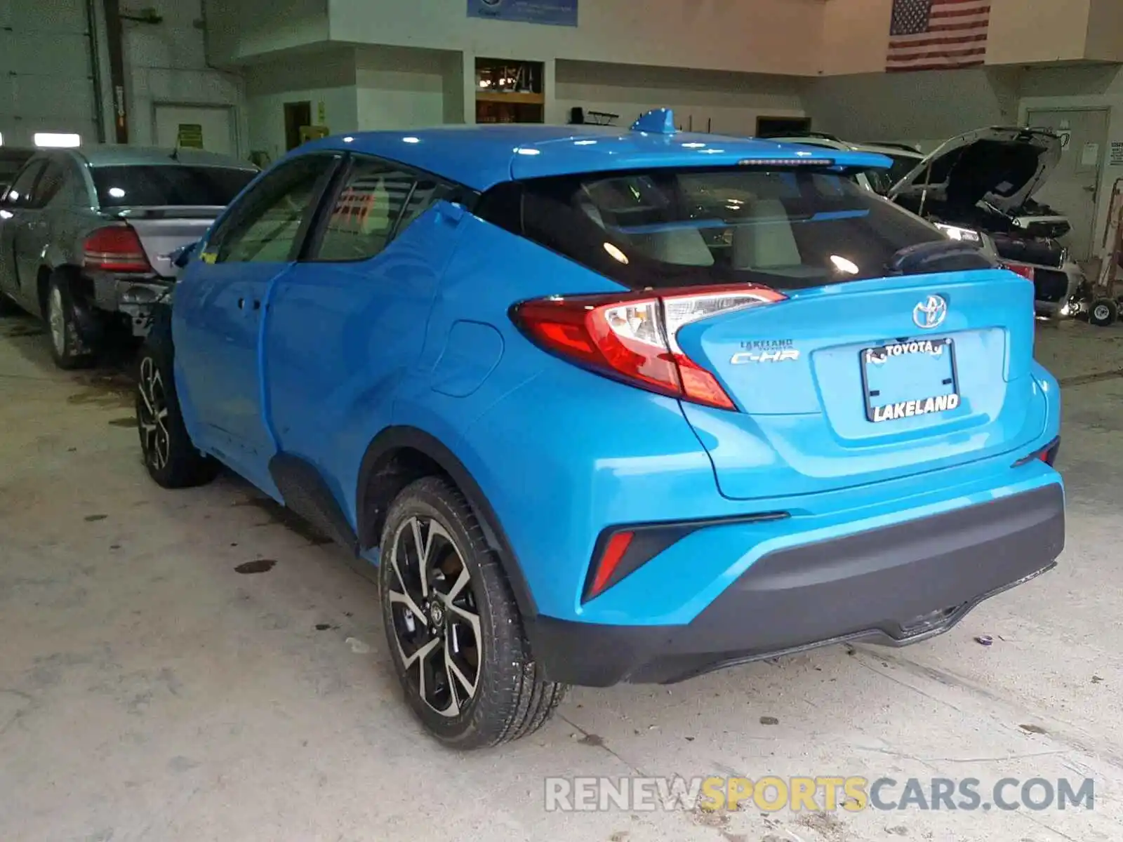 3 Photograph of a damaged car JTNKHMBX9K1027824 TOYOTA C-HR 2019