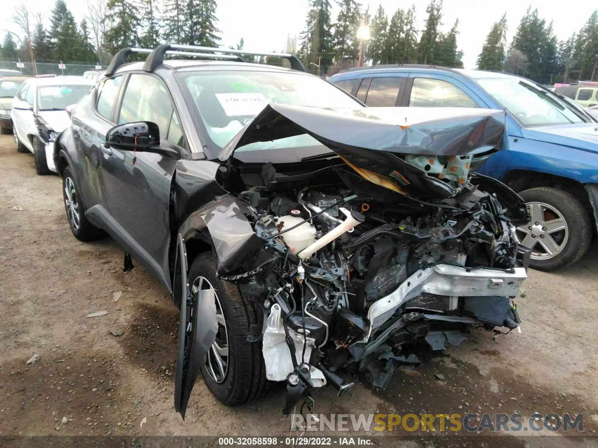 1 Photograph of a damaged car JTNKHMBX9K1028259 TOYOTA C-HR 2019