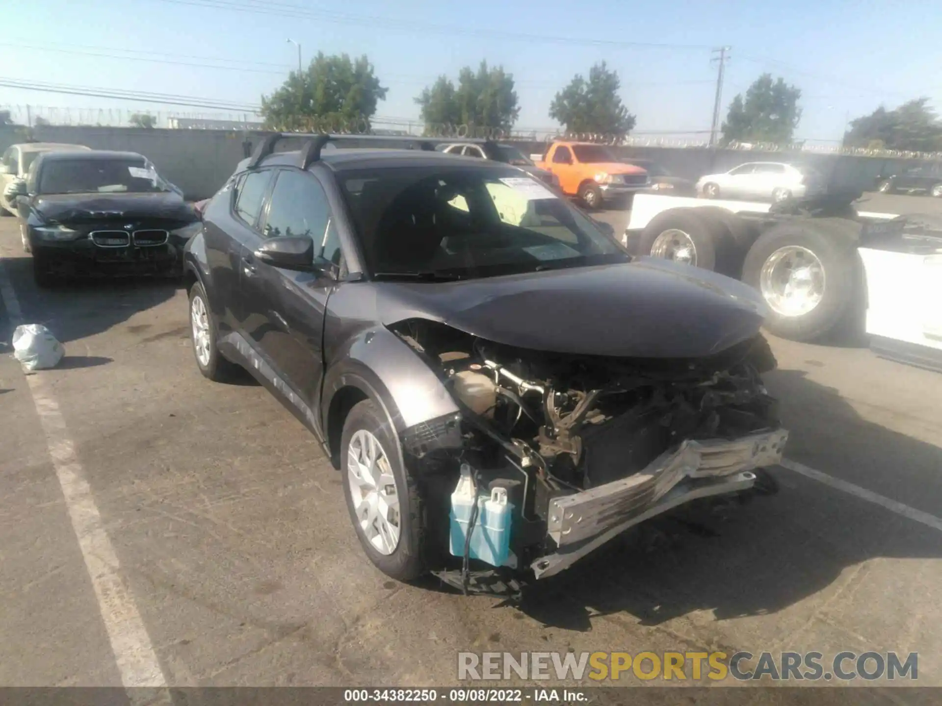 1 Photograph of a damaged car JTNKHMBX9K1032005 TOYOTA C-HR 2019