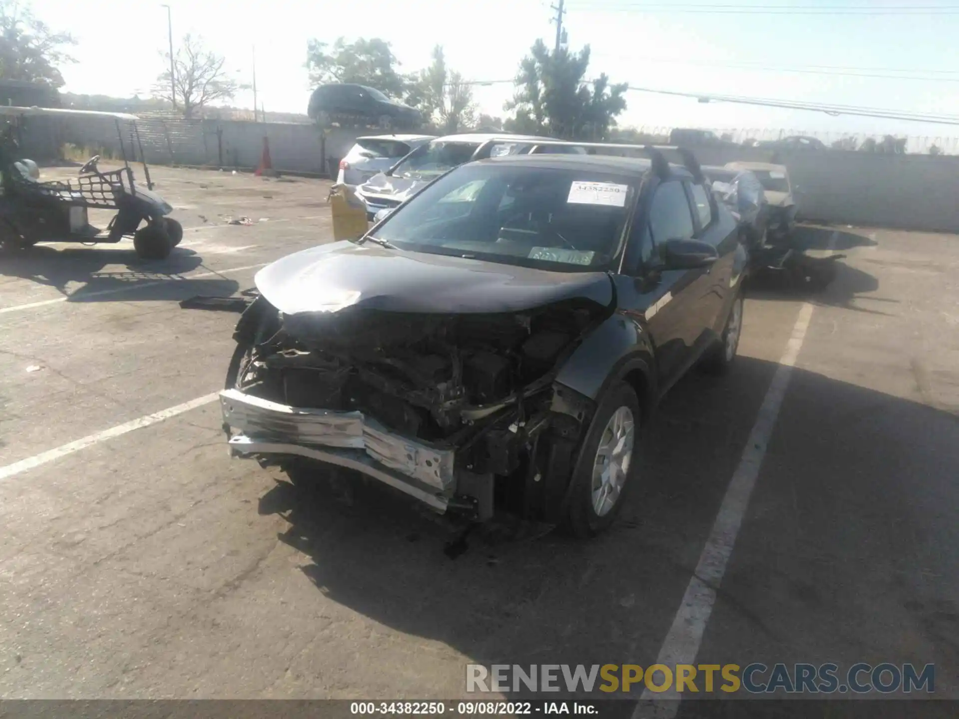 2 Photograph of a damaged car JTNKHMBX9K1032005 TOYOTA C-HR 2019