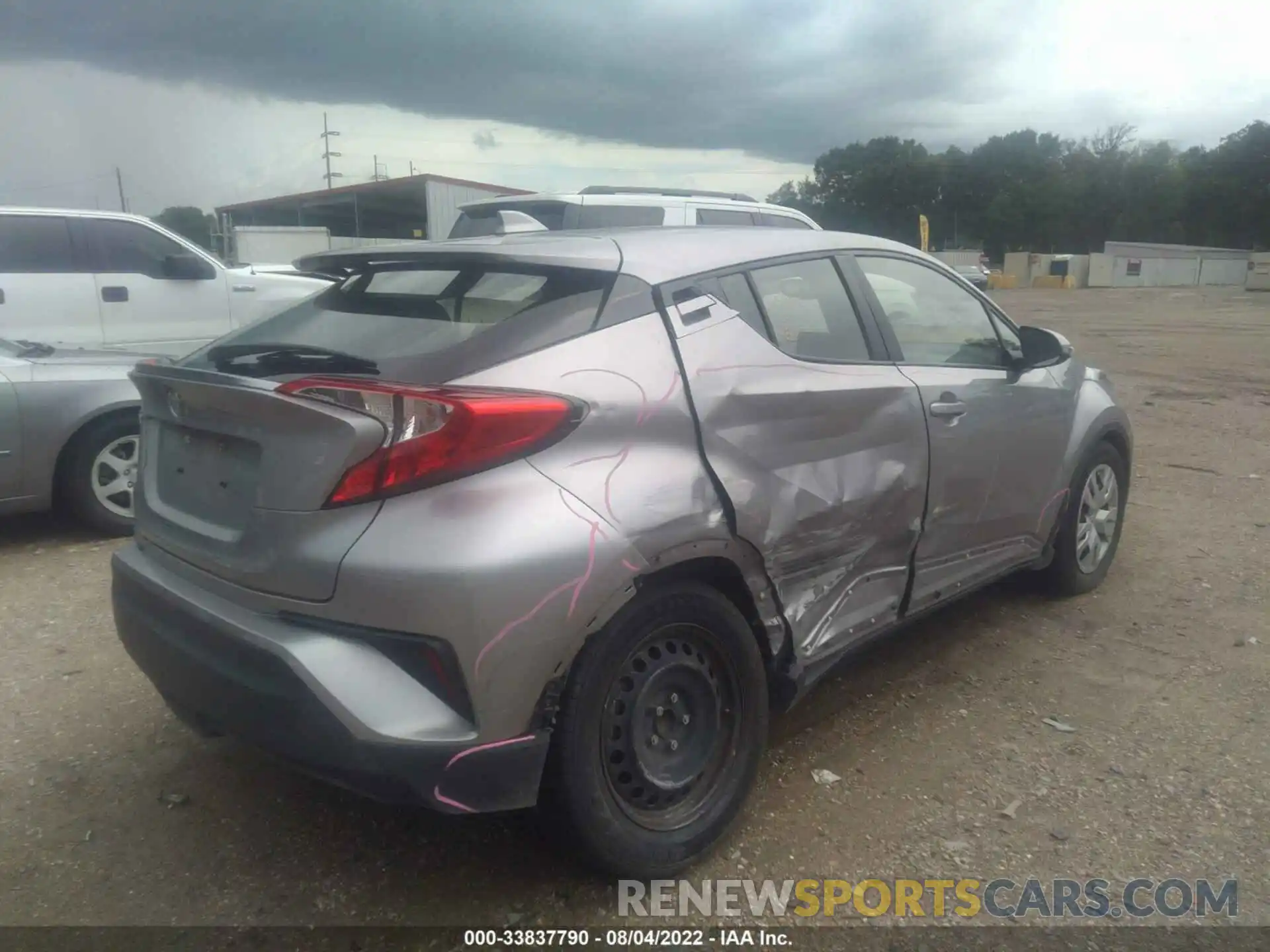 4 Photograph of a damaged car JTNKHMBX9K1035888 TOYOTA C-HR 2019