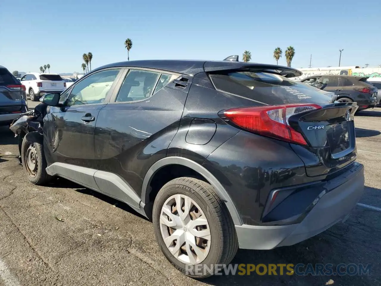 2 Photograph of a damaged car JTNKHMBX9K1037527 TOYOTA C-HR 2019
