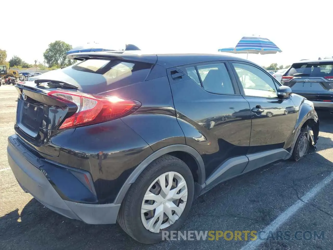 3 Photograph of a damaged car JTNKHMBX9K1037527 TOYOTA C-HR 2019