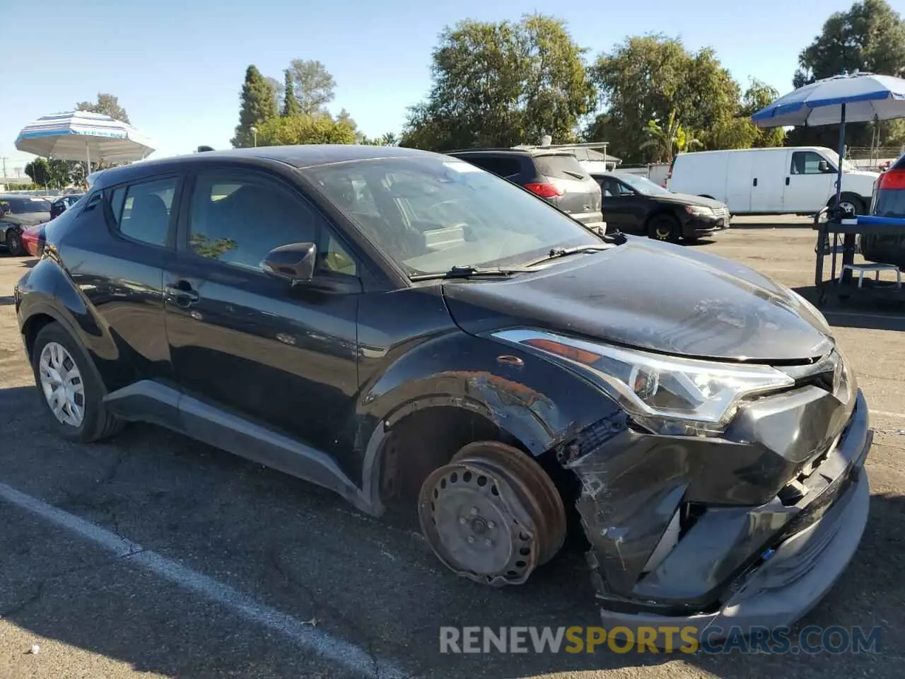4 Photograph of a damaged car JTNKHMBX9K1037527 TOYOTA C-HR 2019