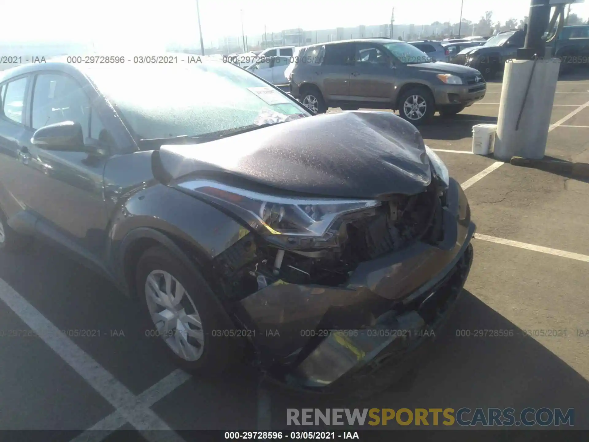 6 Photograph of a damaged car JTNKHMBX9K1039262 TOYOTA C-HR 2019