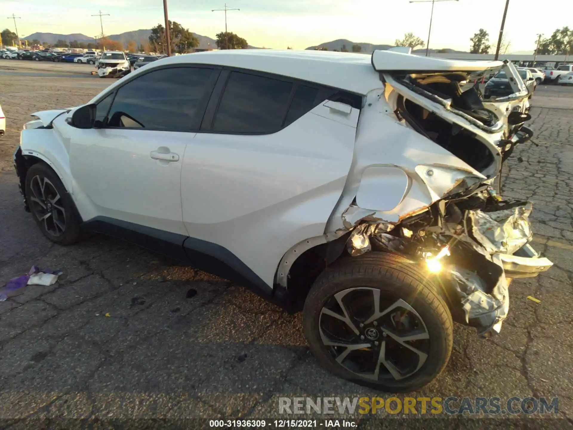 3 Photograph of a damaged car JTNKHMBX9K1041223 TOYOTA C-HR 2019