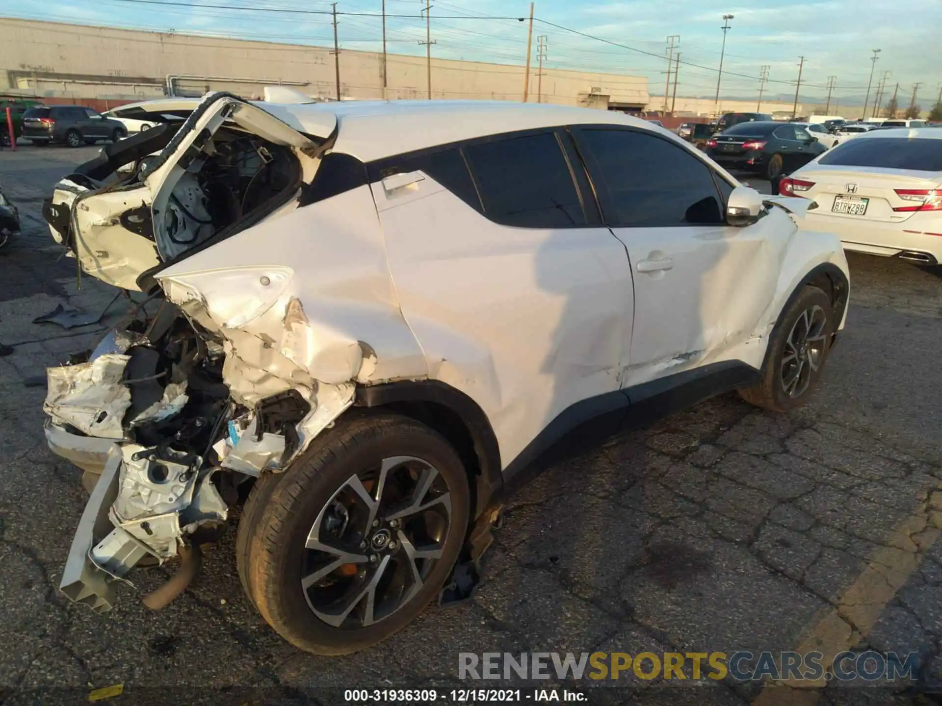 4 Photograph of a damaged car JTNKHMBX9K1041223 TOYOTA C-HR 2019