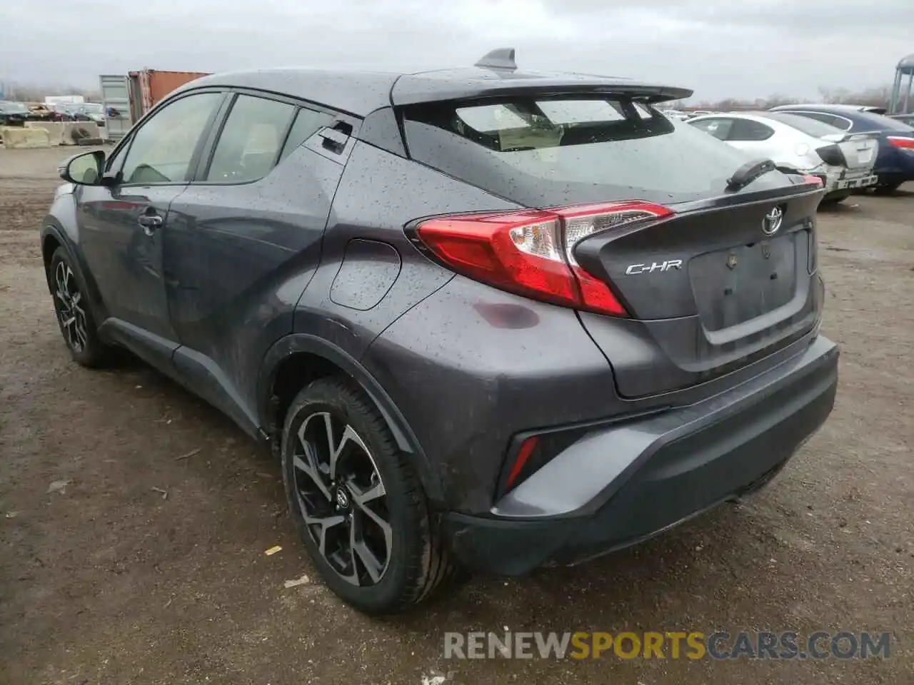 3 Photograph of a damaged car JTNKHMBX9K1041769 TOYOTA C-HR 2019