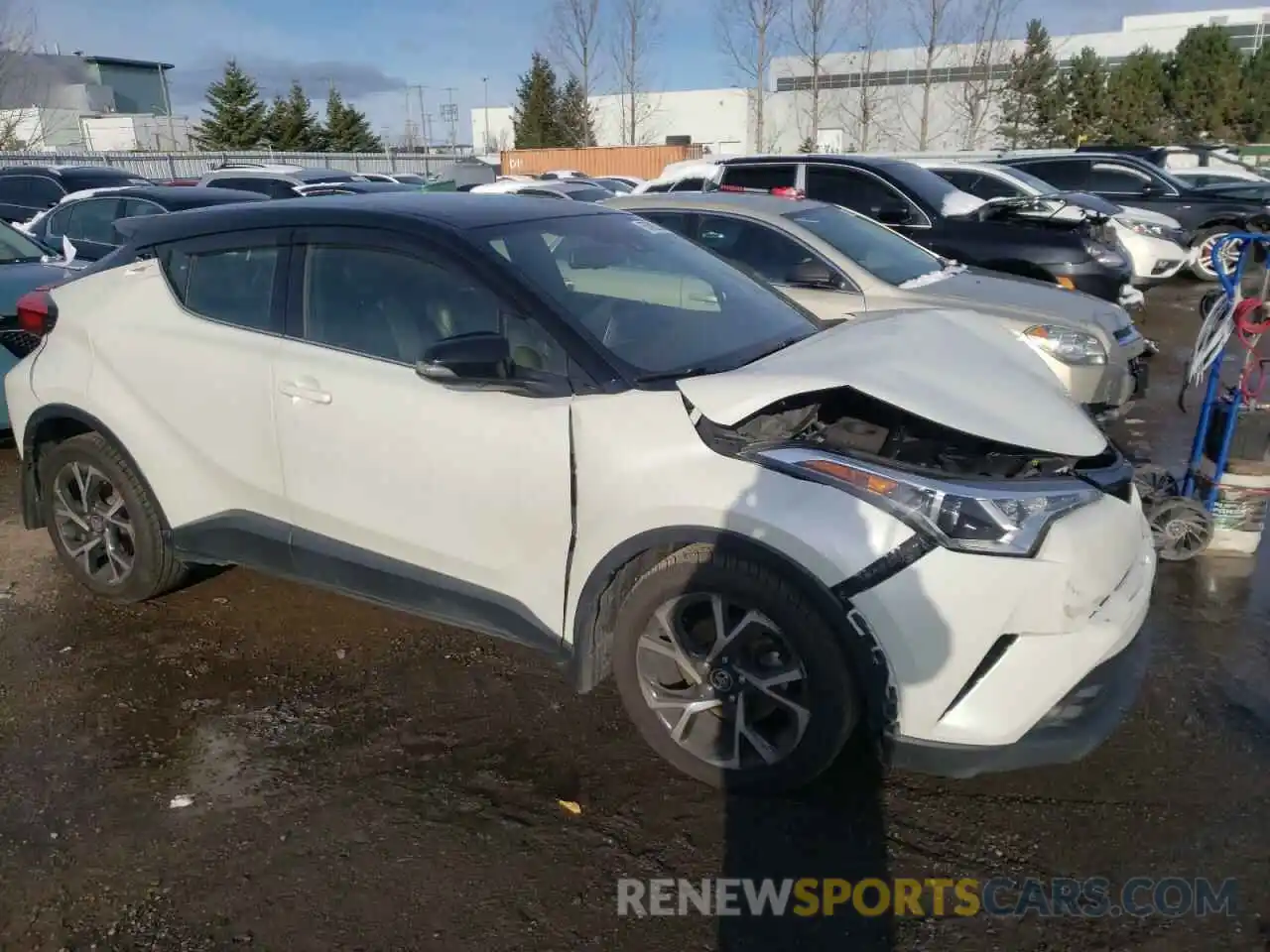 4 Photograph of a damaged car JTNKHMBX9K1043795 TOYOTA C-HR 2019