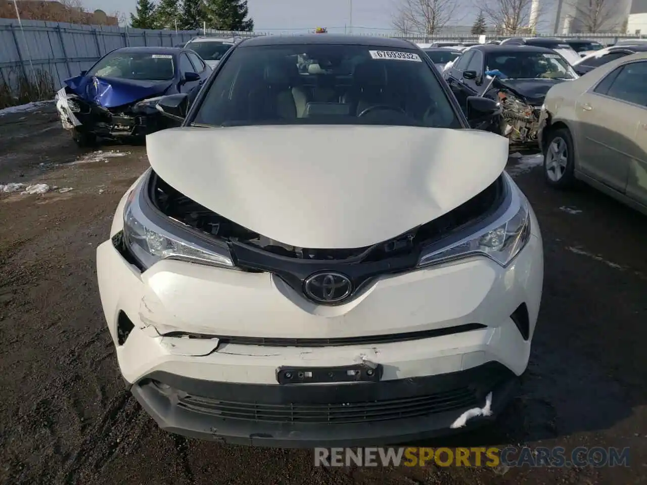 5 Photograph of a damaged car JTNKHMBX9K1043795 TOYOTA C-HR 2019