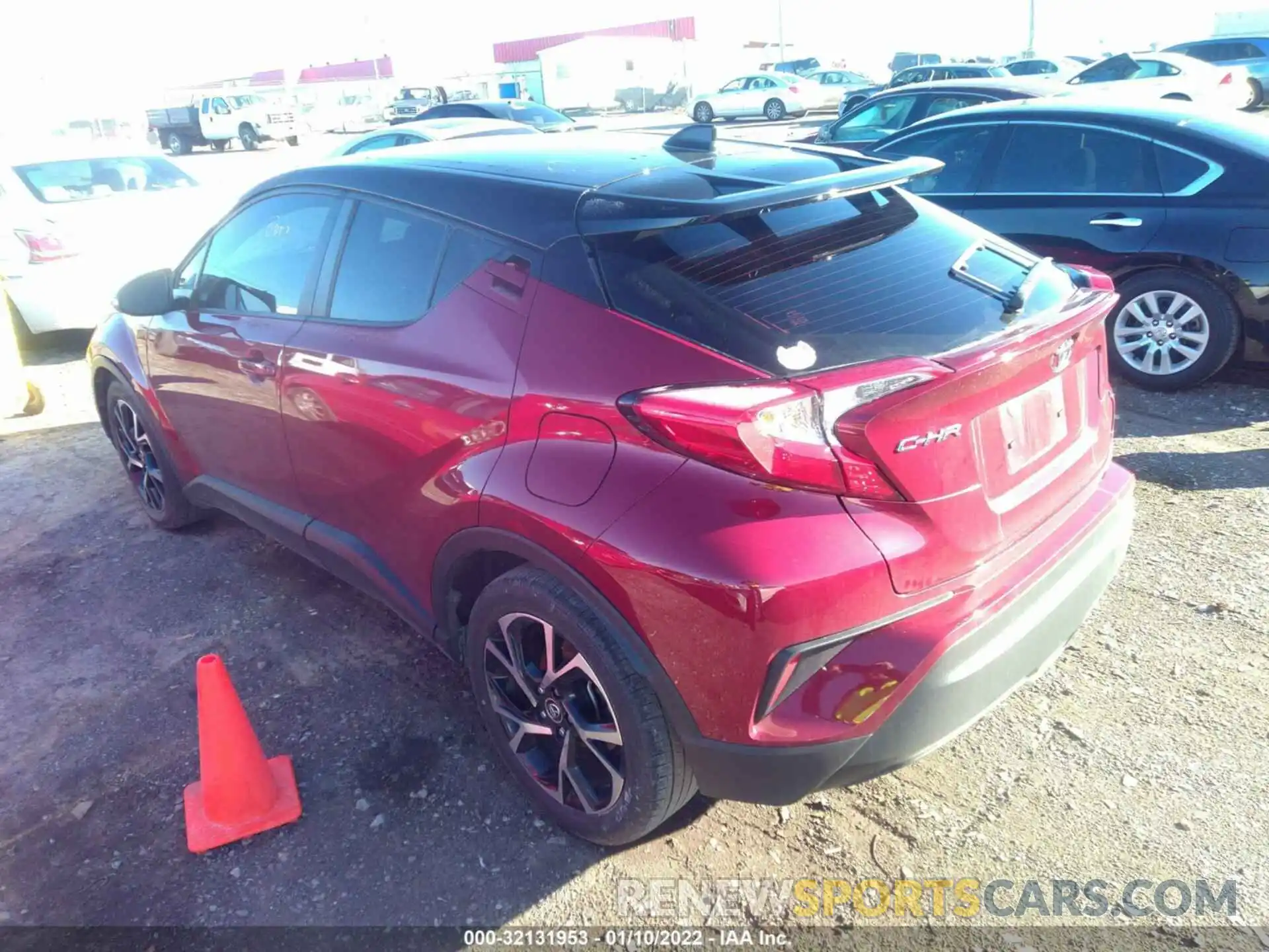 3 Photograph of a damaged car JTNKHMBX9K1043859 TOYOTA C-HR 2019