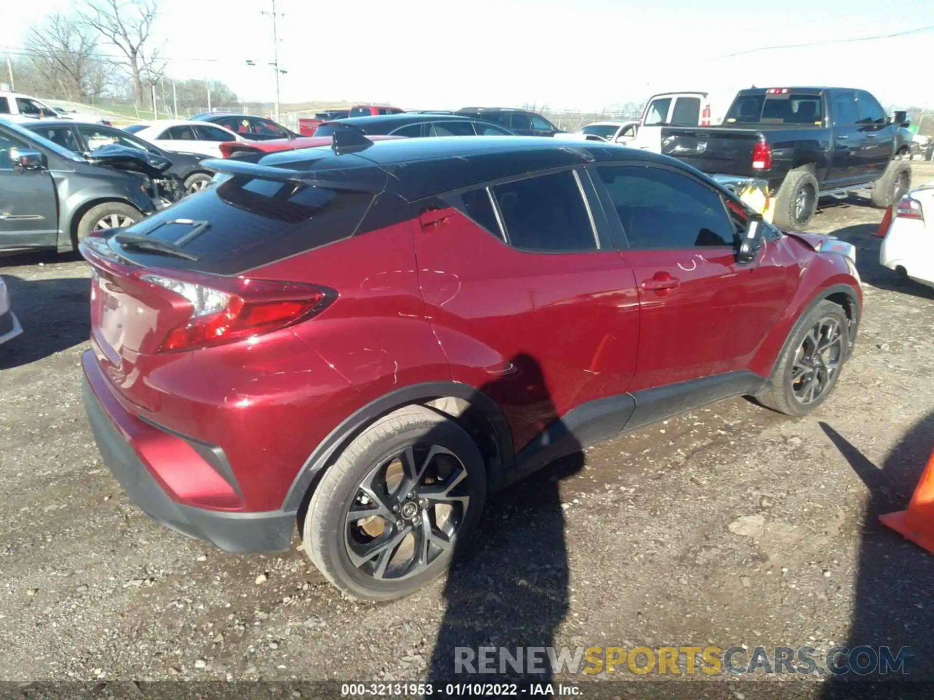 4 Photograph of a damaged car JTNKHMBX9K1043859 TOYOTA C-HR 2019