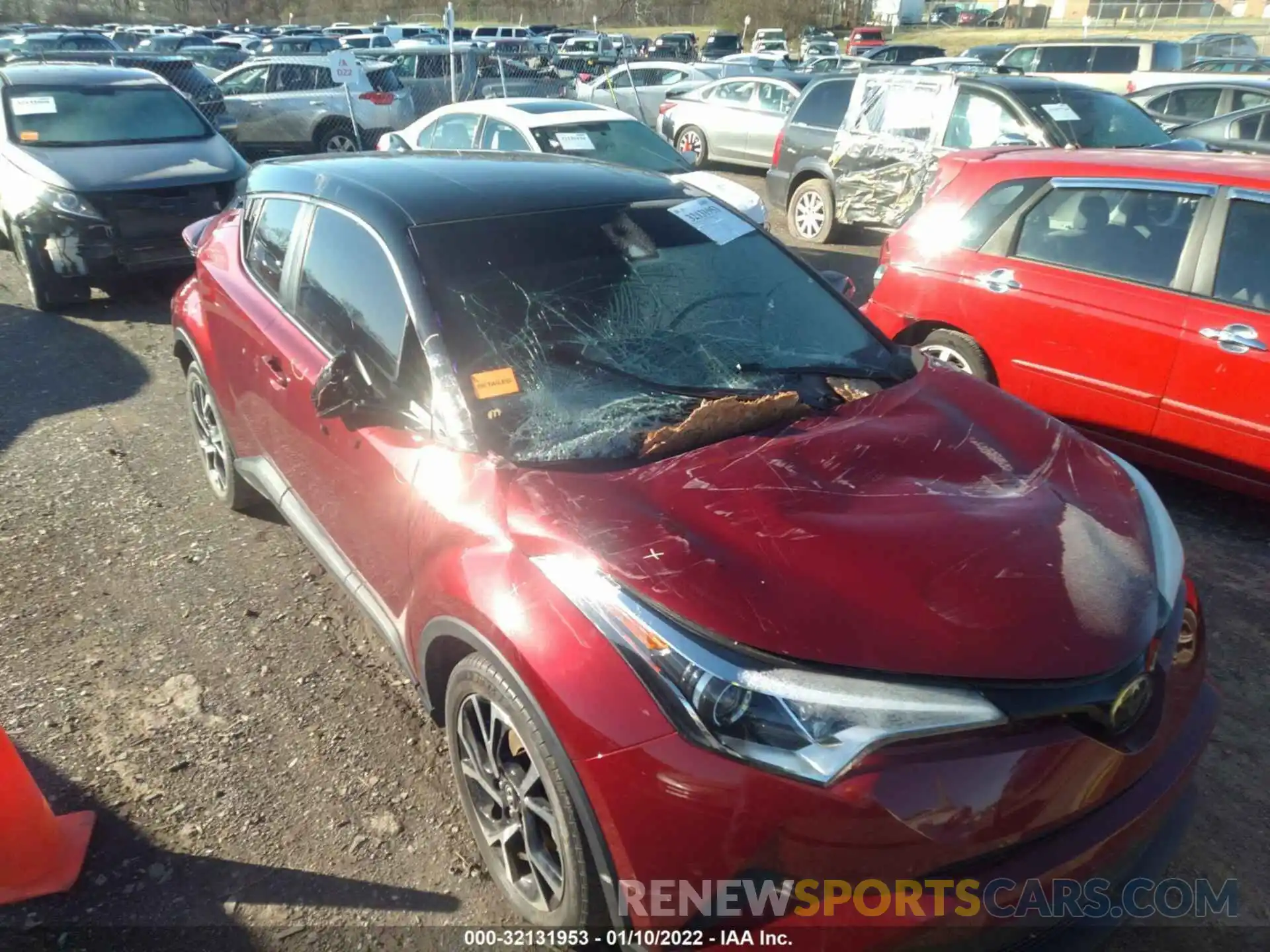 6 Photograph of a damaged car JTNKHMBX9K1043859 TOYOTA C-HR 2019