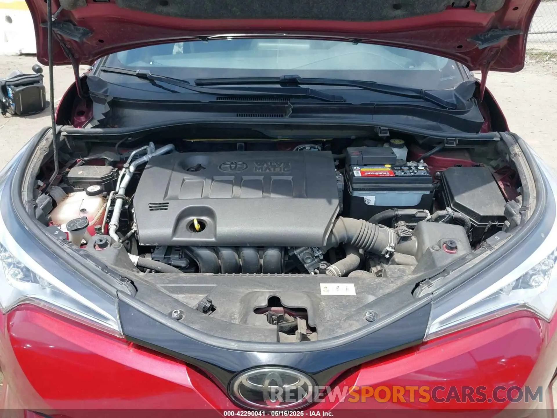 10 Photograph of a damaged car JTNKHMBX9K1046003 TOYOTA C-HR 2019