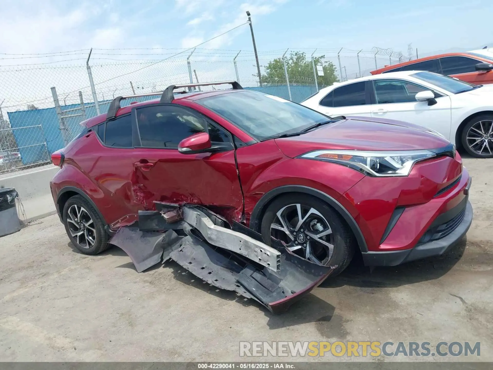 13 Photograph of a damaged car JTNKHMBX9K1046003 TOYOTA C-HR 2019