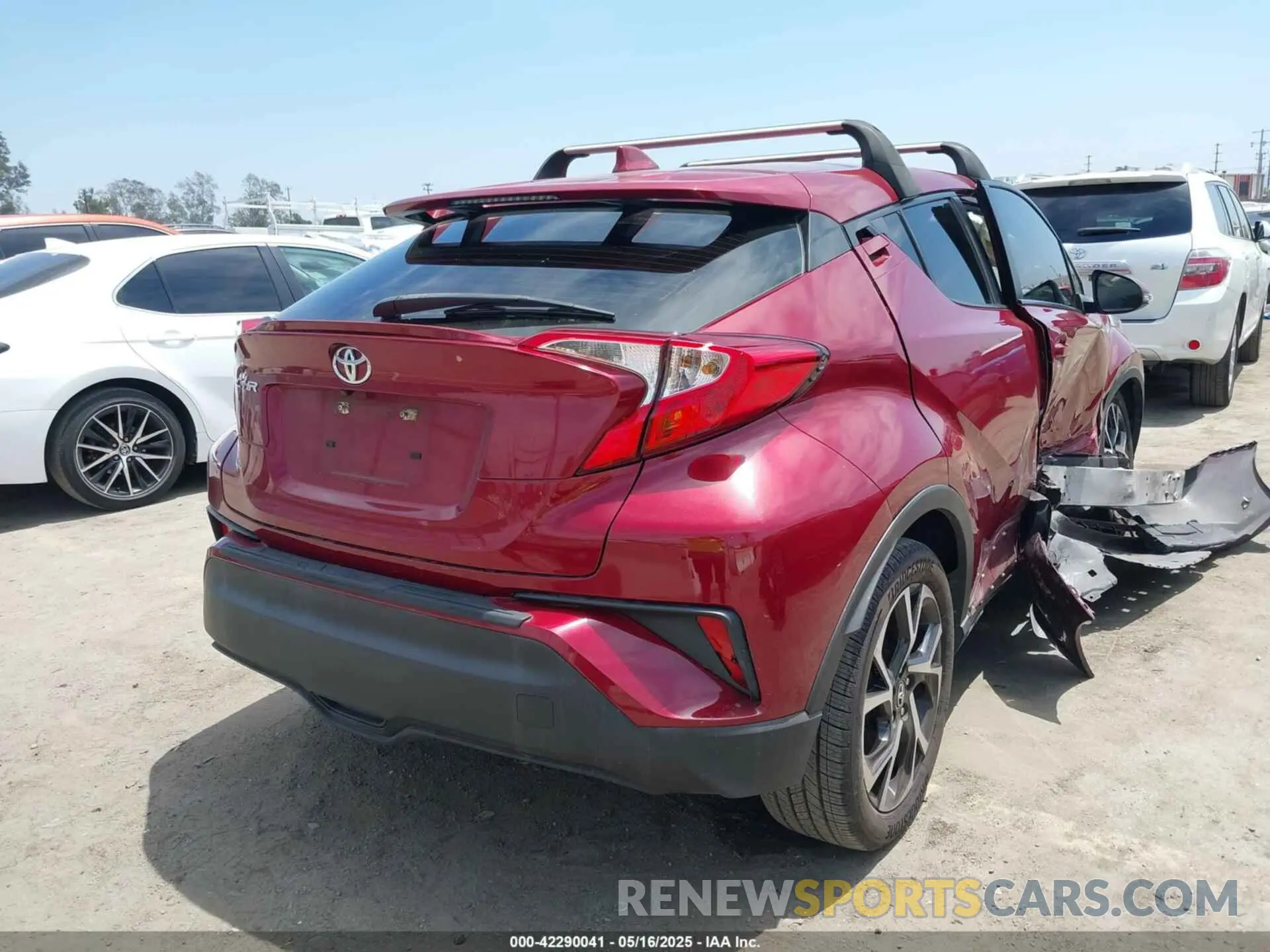 4 Photograph of a damaged car JTNKHMBX9K1046003 TOYOTA C-HR 2019