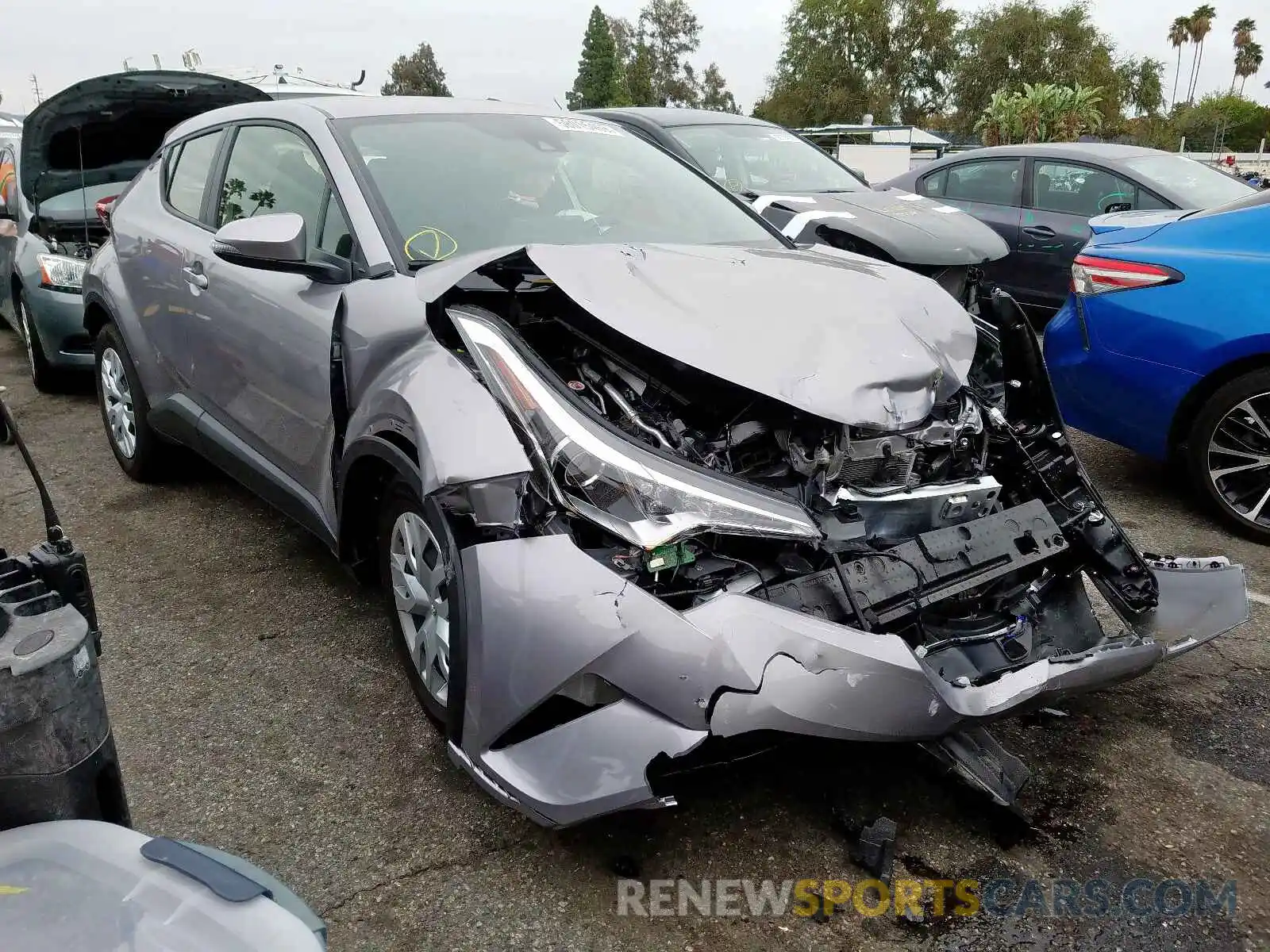 1 Photograph of a damaged car JTNKHMBX9K1048060 TOYOTA C-HR 2019