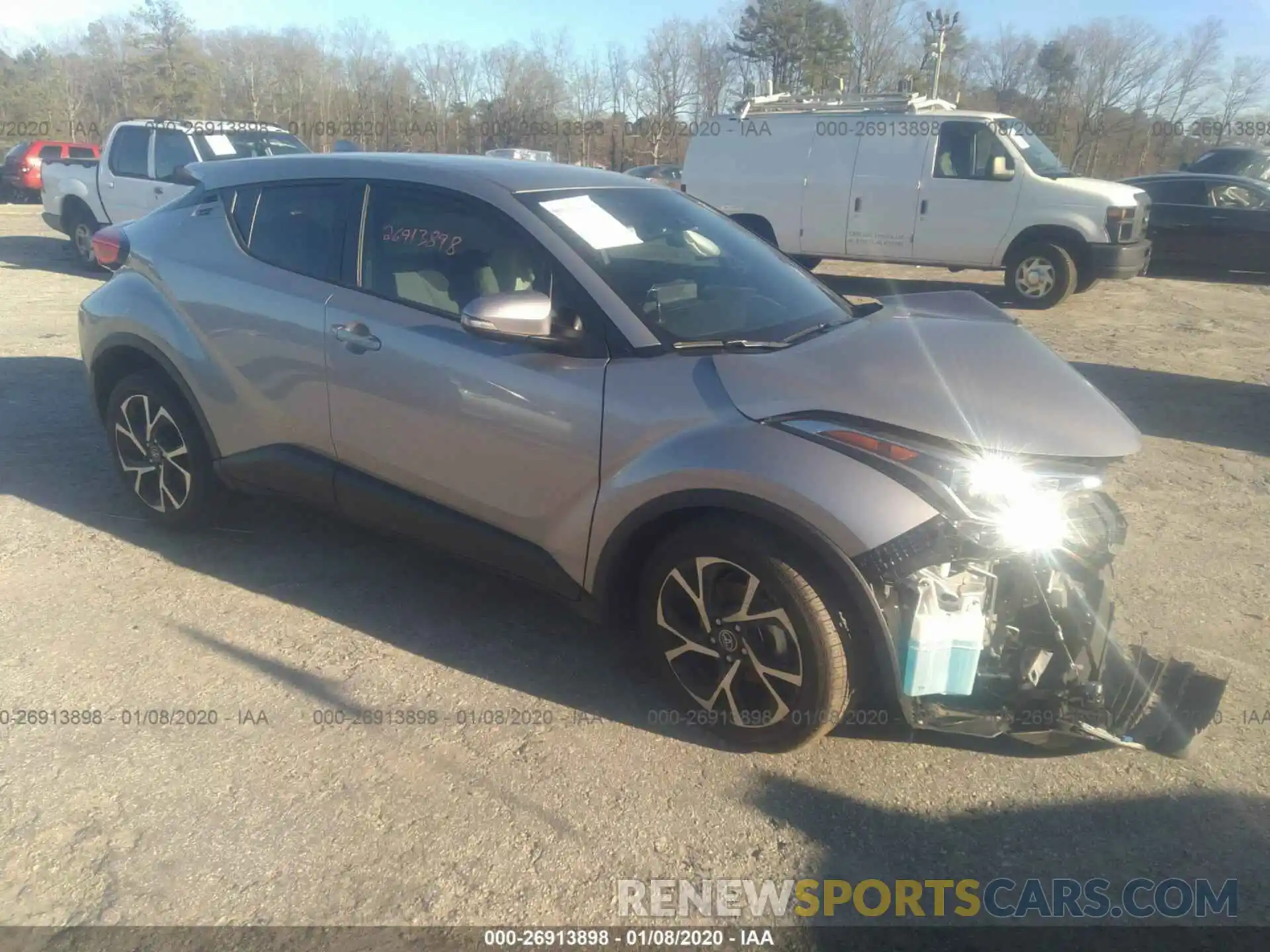 1 Photograph of a damaged car JTNKHMBX9K1048592 TOYOTA C-HR 2019