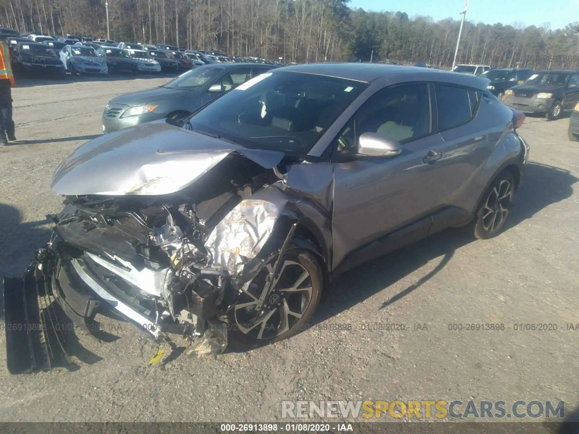 2 Photograph of a damaged car JTNKHMBX9K1048592 TOYOTA C-HR 2019