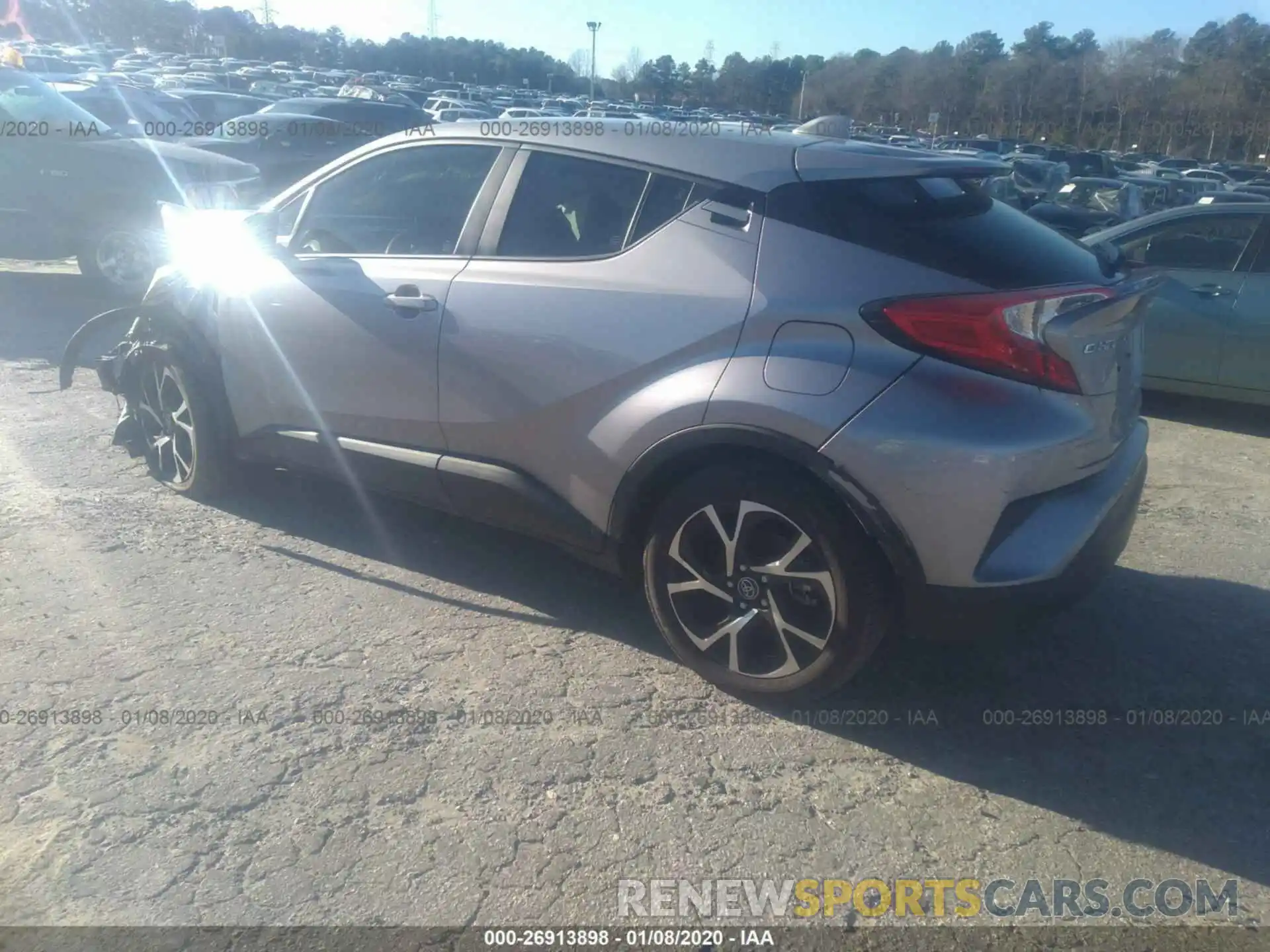 3 Photograph of a damaged car JTNKHMBX9K1048592 TOYOTA C-HR 2019