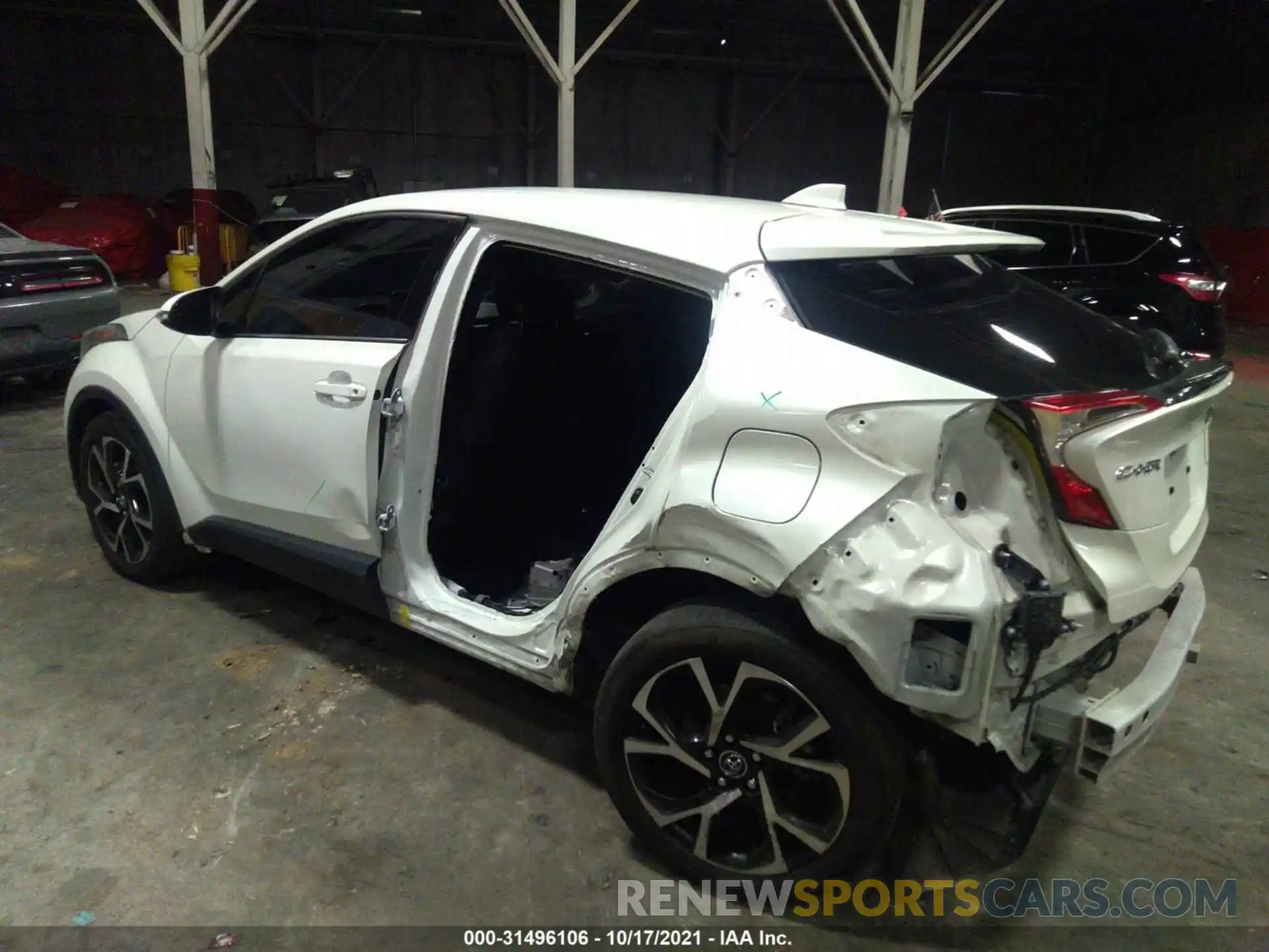 3 Photograph of a damaged car JTNKHMBX9K1048611 TOYOTA C-HR 2019