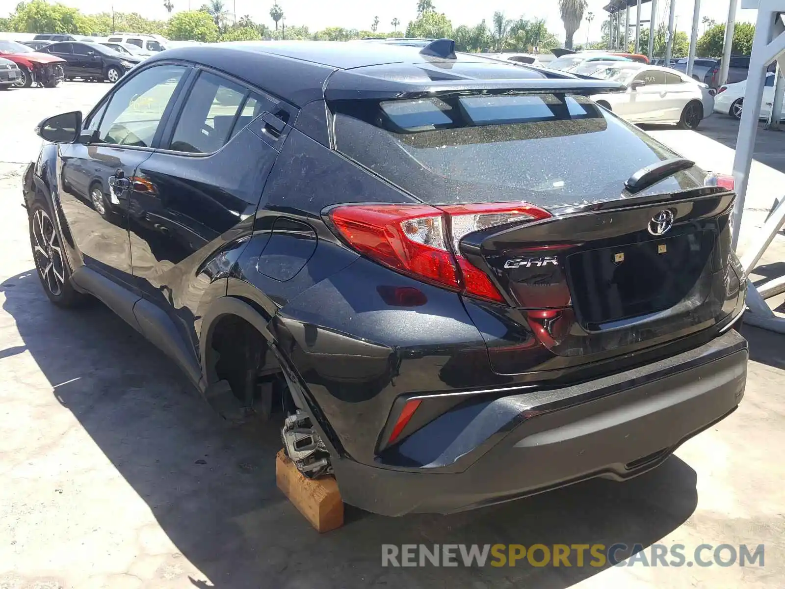 3 Photograph of a damaged car JTNKHMBX9K1049144 TOYOTA C-HR 2019