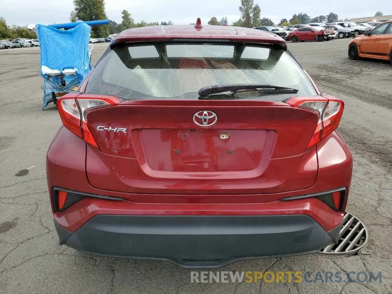 6 Photograph of a damaged car JTNKHMBX9K1050360 TOYOTA C-HR 2019