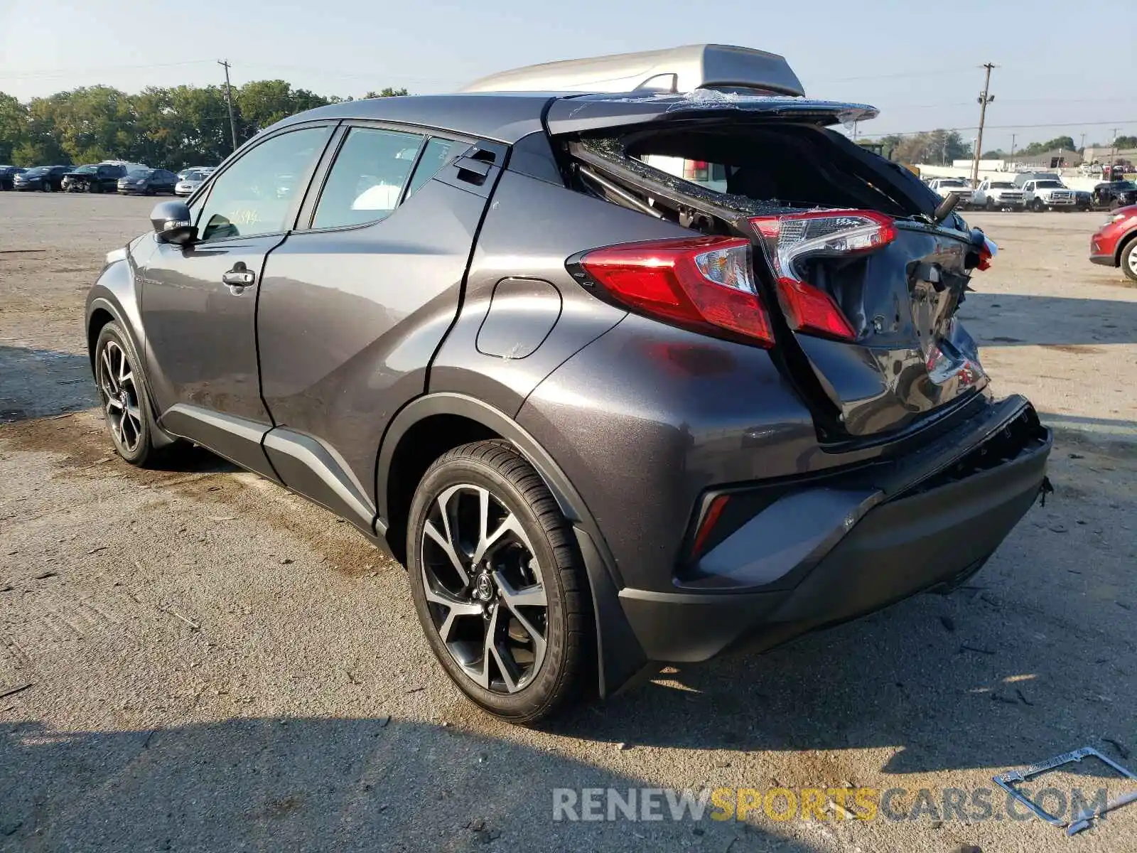 3 Photograph of a damaged car JTNKHMBX9K1050407 TOYOTA C-HR 2019