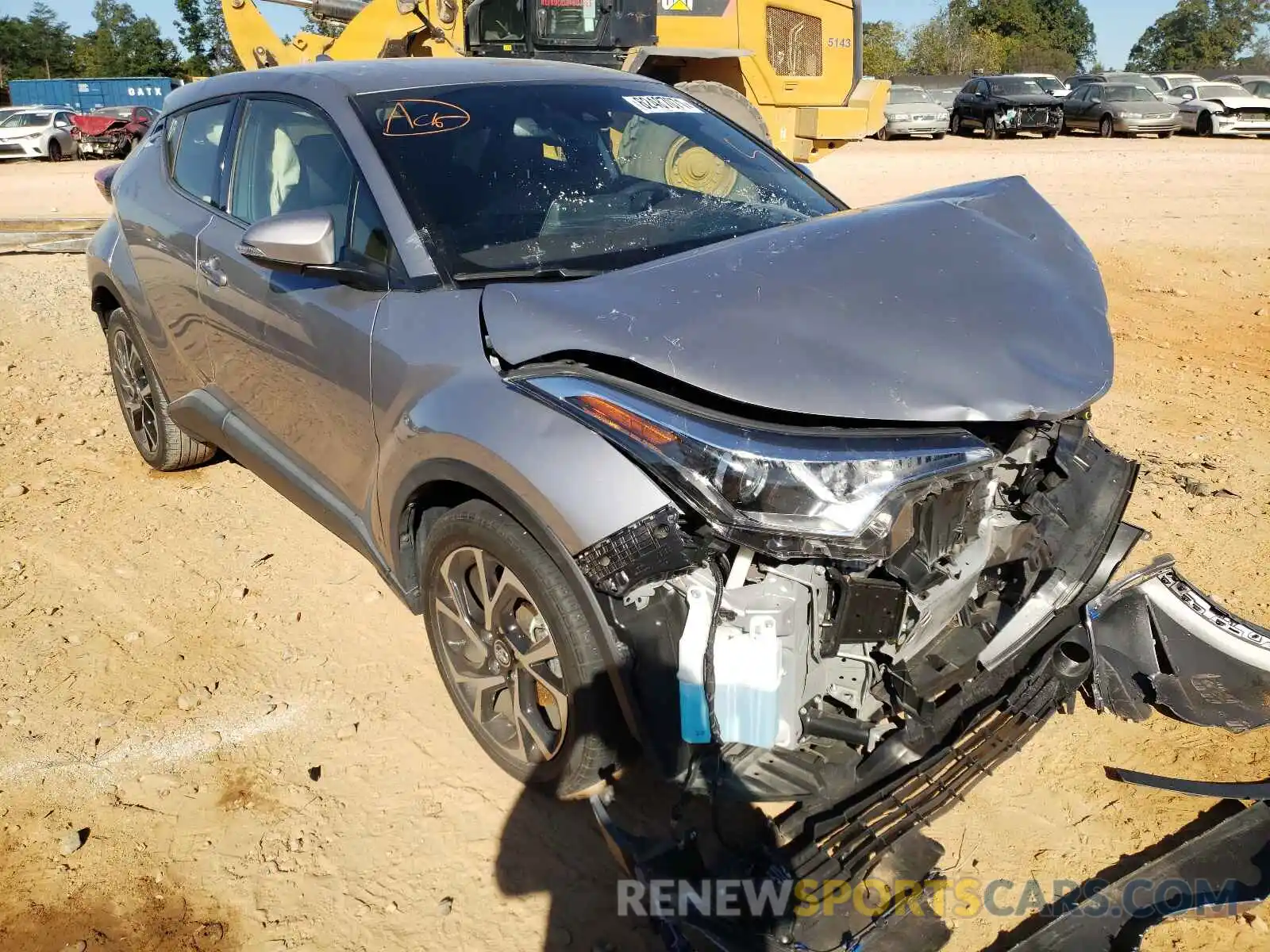 1 Photograph of a damaged car JTNKHMBX9K1052027 TOYOTA C-HR 2019