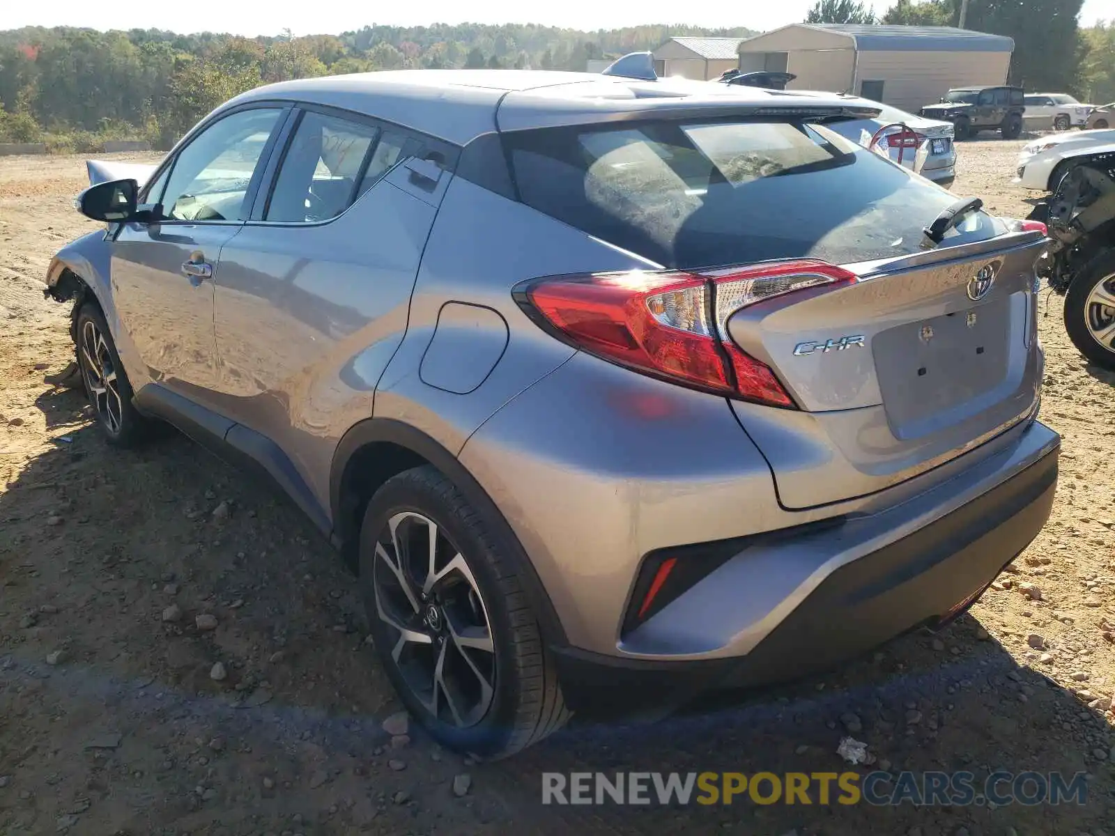 3 Photograph of a damaged car JTNKHMBX9K1052027 TOYOTA C-HR 2019