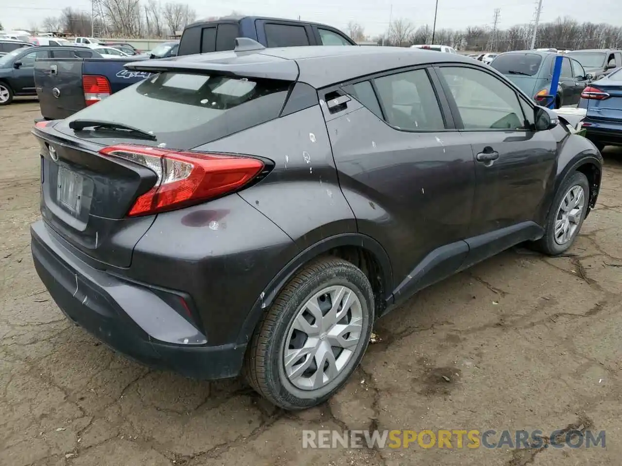 3 Photograph of a damaged car JTNKHMBX9K1054246 TOYOTA C-HR 2019