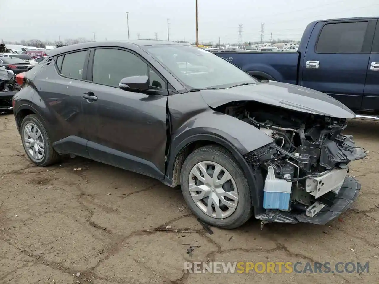 4 Photograph of a damaged car JTNKHMBX9K1054246 TOYOTA C-HR 2019