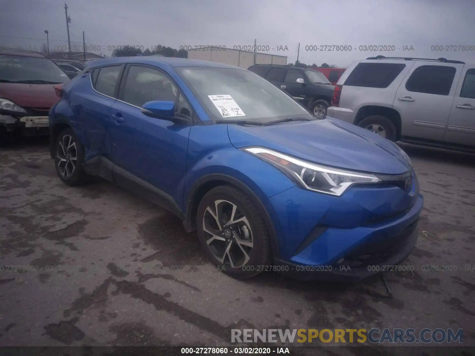 3 Photograph of a damaged car JTNKHMBX9K1054490 TOYOTA C-HR 2019