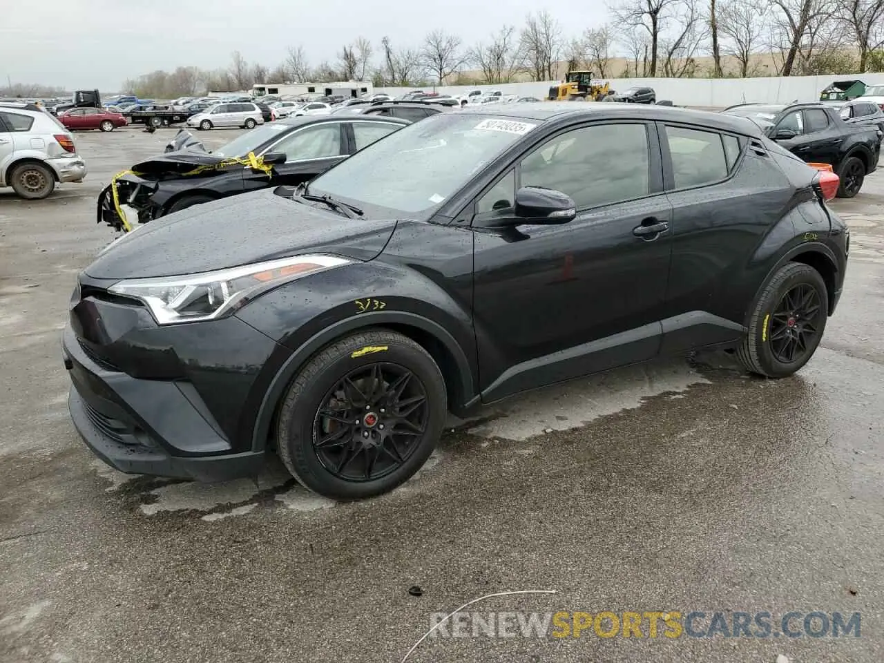 1 Photograph of a damaged car JTNKHMBX9K1054828 TOYOTA C-HR 2019