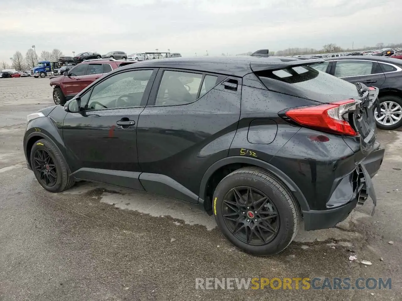 2 Photograph of a damaged car JTNKHMBX9K1054828 TOYOTA C-HR 2019