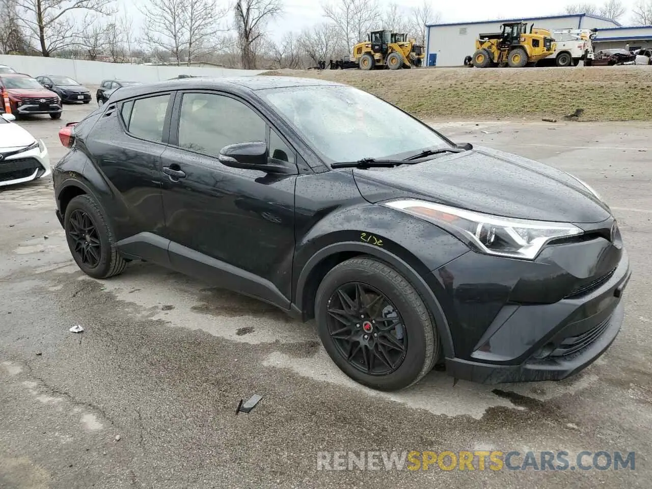 4 Photograph of a damaged car JTNKHMBX9K1054828 TOYOTA C-HR 2019
