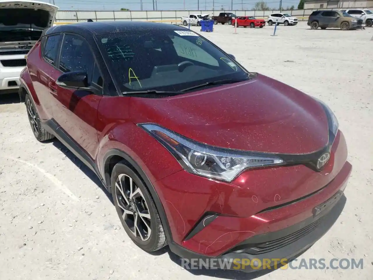 1 Photograph of a damaged car JTNKHMBX9K1056157 TOYOTA C-HR 2019